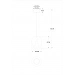 Светильник подвесной Divinare 5875/09 SP-15 CAMPO
