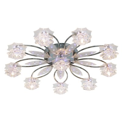 Потолочный светильник Экономсвет 5915/10CR RC PURWTLED Потолочный светильник Экономсвет 5915/10CR RC PURWTLED