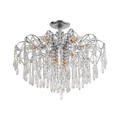 Люстра с хрусталем 59172/8CR WT Экономсвет