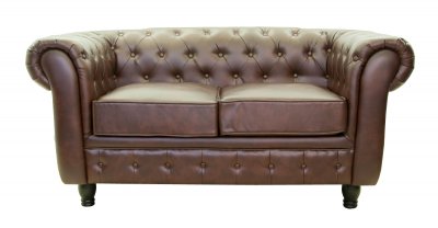 Диван Chesterfield Brown 2S MAK interior 5KS24004-2-BR Коричневый