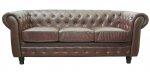 Диван Chesterfield Brown 3S MAK interior 5KS24004-3-BR Коричневый