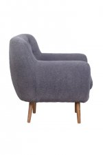 Низкое кресло Fuller Grey Boucle MAK interior 5KS24014-GBU Серый