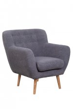 Низкое кресло Fuller Grey Boucle MAK interior 5KS24014-GBU Серый