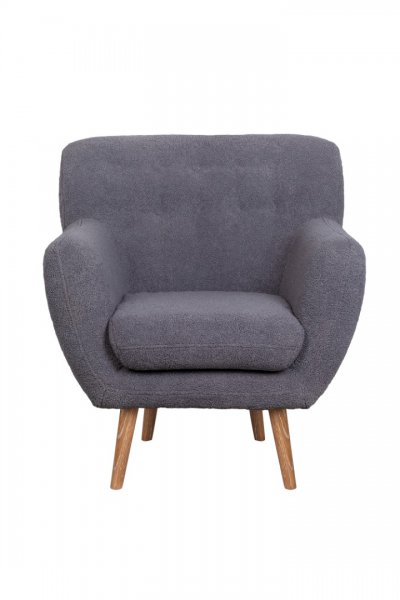 Низкое кресло Fuller Grey Boucle MAK interior 5KS24014-GBU Серый Низкое кресло Fuller Grey Boucle MAK interior 5KS24014-GBU Серый