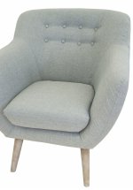 Низкое кресло Fuller Grey MAK interior 5KS24014-G Серый