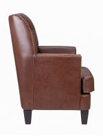 Кожаное кресло Noff Leather MAK interior 5KS24022-BRL Коричневый