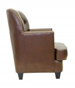 Кожаное кресло Noff MAK interior 5KS24022-BR Коричневый