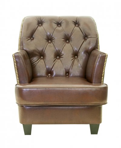 Кожаное кресло Noff MAK interior 5KS24022-BR Коричневый