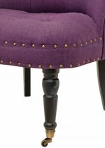Низкое кресло Aviana Purple MAK interior 5KS24025-V Фиолетовый