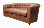 Диван кожаный Karo brown 3S MAK interior 5KS24029-3-BR Коричневый