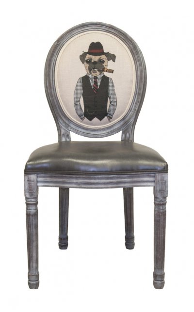 Стул Volker Dog MAK interior 5KS24501-12 Серый, бежевый