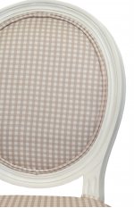 Стул Volker Classik Check MAK interior 5KS24501-17 Белый, коричневый
