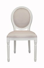 Стул Volker Classik Check MAK interior 5KS24501-17 Белый, коричневый