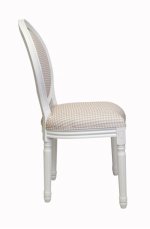 Стул Volker Classik Check MAK interior 5KS24501-17 Белый, коричневый