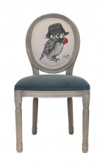 Стул Volker Owl MAK interior 5KS24501-8 Голубой,серый