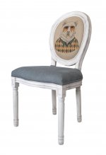 Стул Volker Grey Bear MAK interior 5KS24501-9G Серый, бежевый