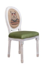 Стул Volker Green Bear Vell MAK interior 5KS24501-9KDV Зеленый, бежевый