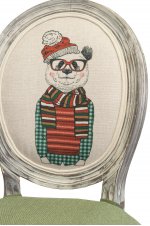 Стул Volker Green Bear V2 MAK interior 5KS24501-9WG Зеленый, бежевый