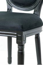 Дизайнерский обеденный стул Volker Black MAK interior 5KS24501-BB Черный