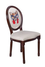 Стул Volker Bulldog Print MAK interior 5KS24501-BCDN Коричневый