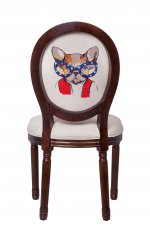 Стул Volker Bulldog Print MAK interior 5KS24501-BCDN Коричневый