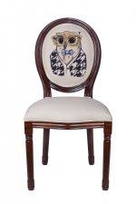 Стул Volker Owl Print MAK interior 5KS24501-BCO Коричневый