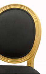 Стул Volker Black Gold MAK interior 5KS24501-BG Черный, золотой