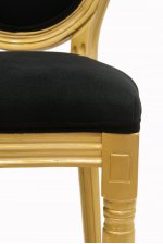 Стул Volker Black Gold MAK interior 5KS24501-BG Черный, золотой