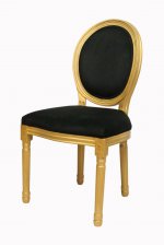 Стул Volker Black Gold MAK interior 5KS24501-BG Черный, золотой