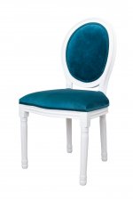 Стул Volker Blue and White MAK interior 5KS24501-BW Голубой, белый