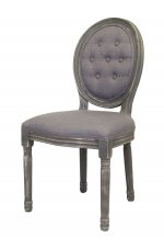 Дизайнерский обеденный стул Volker Button Grey MAK interior 5KS24501-GB Серый