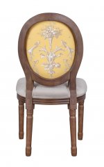 Стул Volker Leg Abstract MAK interior 5KS24501-L1 Желтый, серый