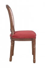 Стул Volker Leg Abstract V2 MAK interior 5KS24501-L5 Красный, бежевый