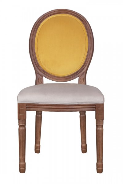 Стул Volker Leg YG MAK interior 5KS24501-L6 Желтый, серый