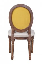 Стул Volker Leg YG MAK interior 5KS24501-L6 Желтый, серый