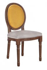 Стул Volker Leg YG MAK interior 5KS24501-L6 Желтый, серый