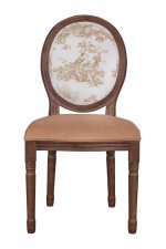 Стул Volker Leg Abstract V3 MAK interior 5KS24501-L7 Бежевый, коричневый