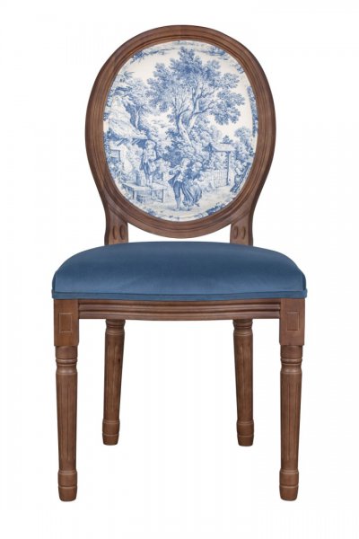 Стул Volker Leg Abstract V4 MAK interior 5KS24501-L9 Синий