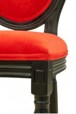 Стул Volker Red MAK interior 5KS24501-RED Красный, черный