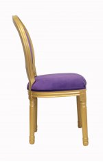 Стул Volker Violet Gold MAK interior 5KS24501-VG Фиолетовый, золотой