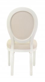 Дизайнерский обеденный стул Volker Beige and White MAK interior 5KS24501-W Бежевый, белый