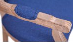Мягкий стул с подлокотниками Volker Arm Original Blue MAK interior 5KS24505-BO Синий