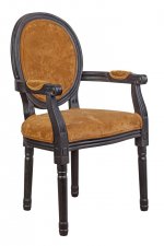 Мягкий стул с подлокотниками Volker Arm Orange MAK interior 5KS24505-OR Оранжевый