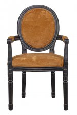 Мягкий стул с подлокотниками Volker Arm Orange MAK interior 5KS24505-OR Оранжевый