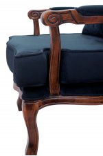 Полукресло Nitro Button Black MAK interior 5KS24507-BN Черный