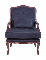 Мягкое полукресло с подлокотниками Nitro Black Syrup MAK interior 5KS24507-BS Черный