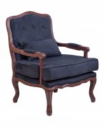 Мягкое полукресло с подлокотниками Nitro Black Syrup MAK interior 5KS24507-BS Черный