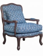 Мягкое полукресло с подлокотниками Nitro Rhomb MAK interior 5KS24507-RH Синий