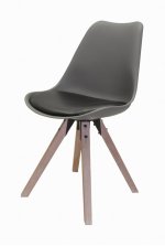 Дизайнерский обеденный стул Swan MAK interior 5KS24510-15 Серый, Черный