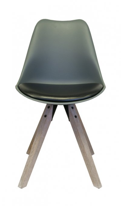 Дизайнерский обеденный стул Swan MAK interior 5KS24510-15 Серый, Черный